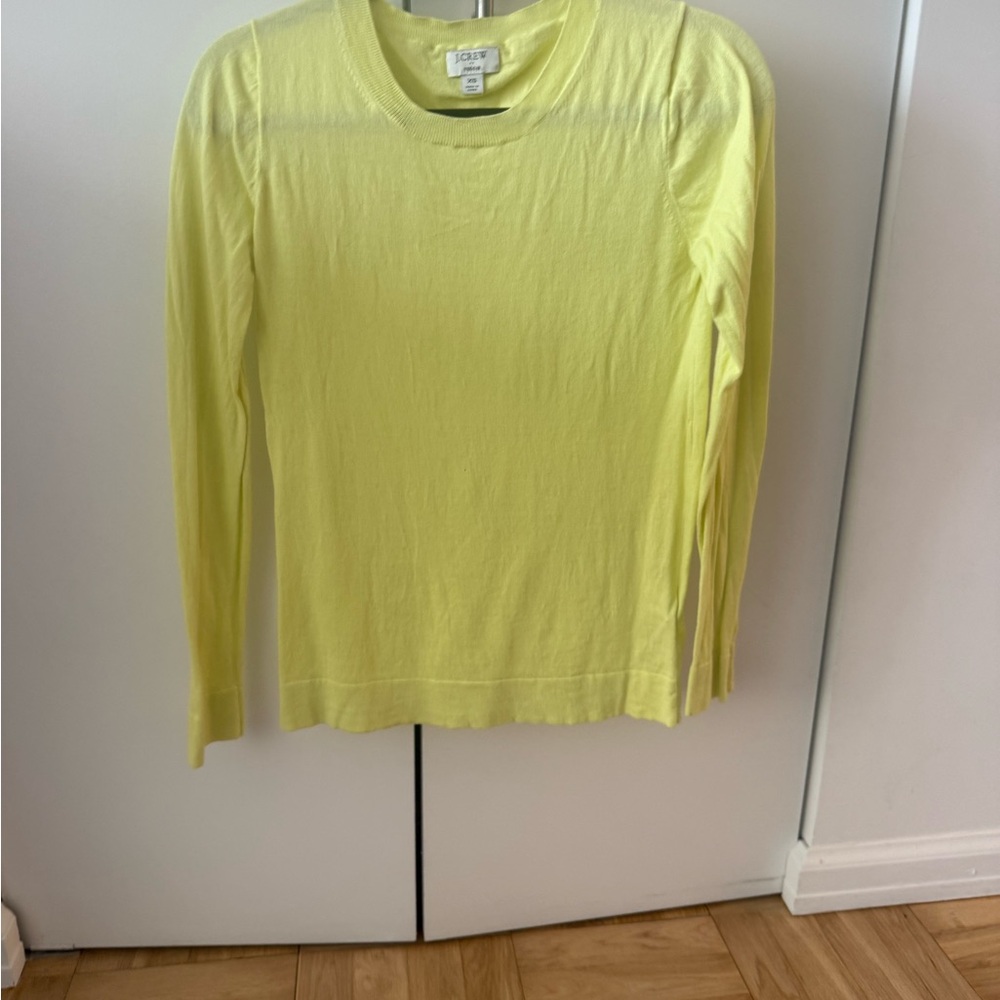 [J.Crew] Yellow Long Sleeve Top